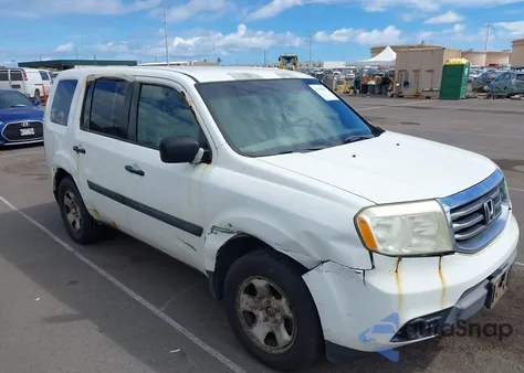 2014 Honda Pilot Lx z USA, uszkodzony, nr VIN 5FNYF3H29EB006834
